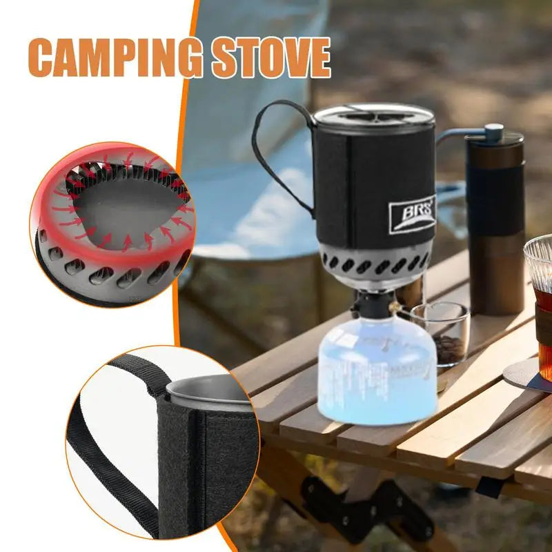 Pot Stove With Heat Exchanger Portable Gas Stove
