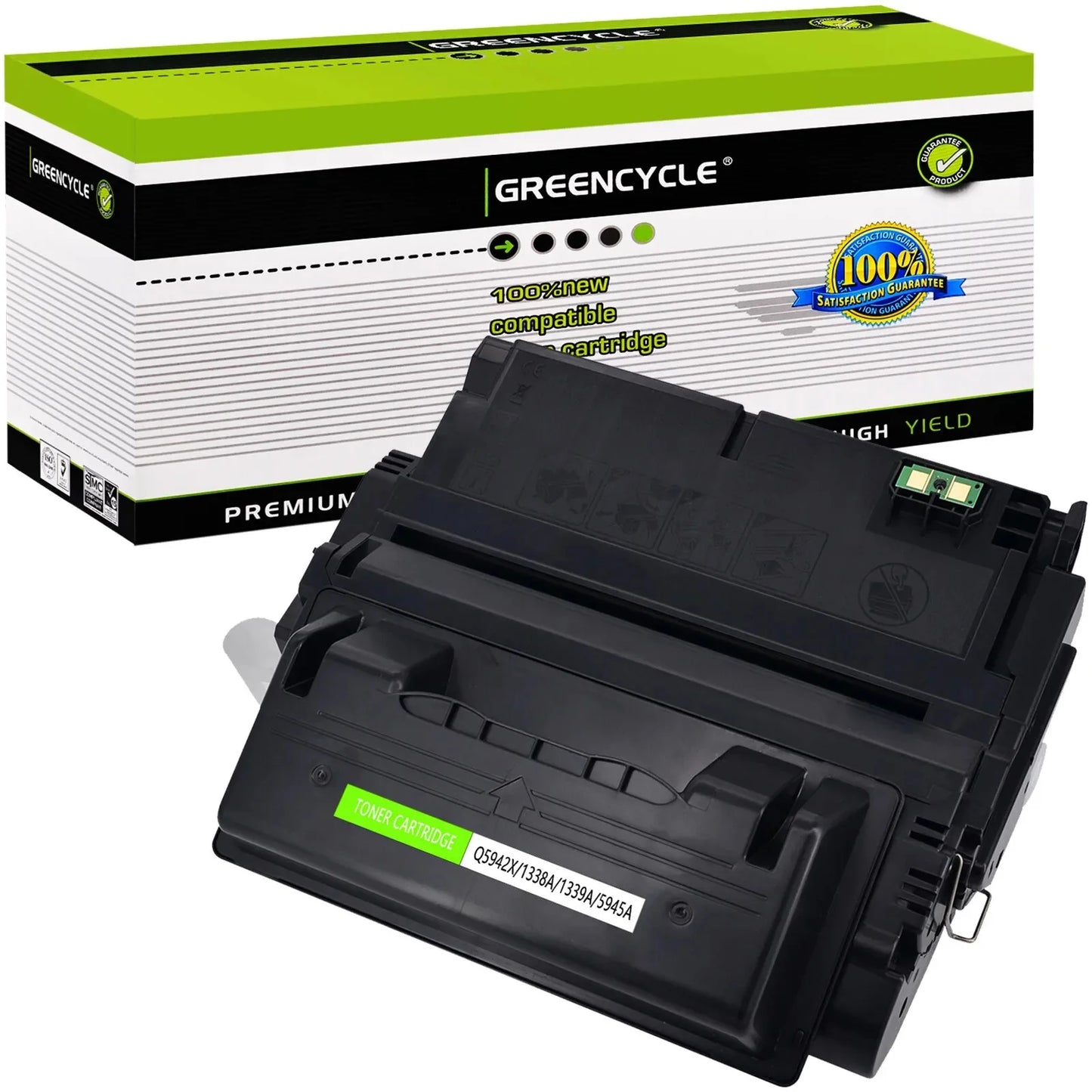 Greencycle  High-Yield Compatible Toner Cartridge Replacement for HP 42X Q5942X Q1338A Use with Laserjet 4250 4250N 4250TN Print