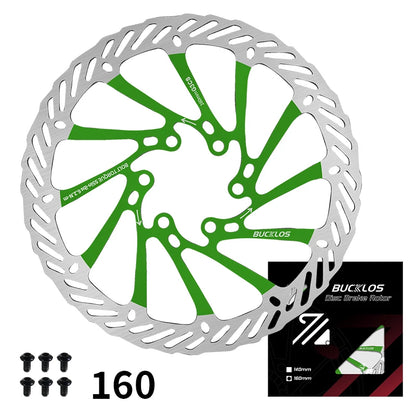 BUCKLOS Bike Disc Brake Rotor 140mm 160mm 180mm 203mm Bicycle Hydraulic Brakes Rotor Heat Dissipation Mtb Road Bike Rotors