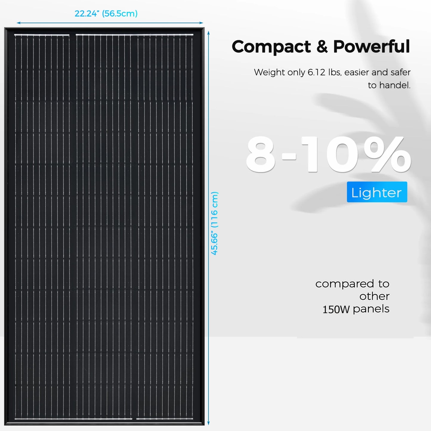 XINPUGUANG Solar Panel 150W 19.8V Photovoltaic Power Cell 12v battery charger for camper RV boat home balcony travel camping