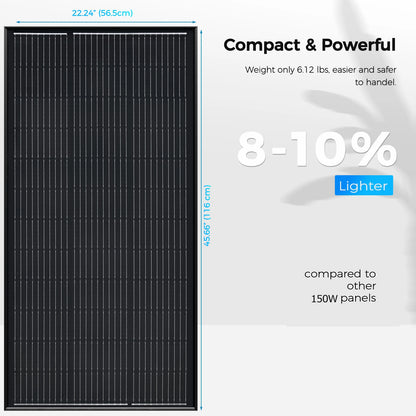 XINPUGUANG Solar Panel 150W 19.8V Photovoltaic Power Cell 12v battery charger for camper RV boat home balcony travel camping