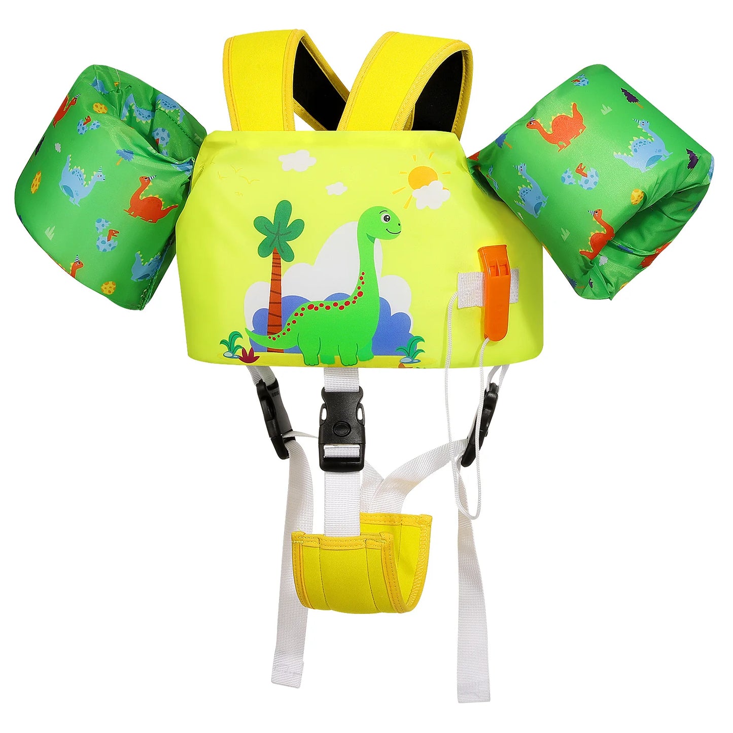 Kids Swimming Vest Toddler Floaties Arm Band Floaties with Adjustable Strap Swim Jacket Water Wing Pool Float Learning Swim