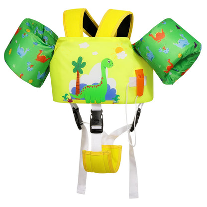 Kids Swimming Vest Toddler Floaties Arm Band Floaties with Adjustable Strap Swim Jacket Water Wing Pool Float Learning Swim