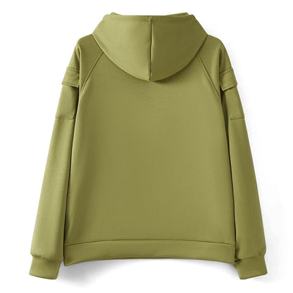 Men s Pullover Hoodie Casual Long Sleeve Sweatshirt with Pockets for Fall Streetwear Style and Comfort