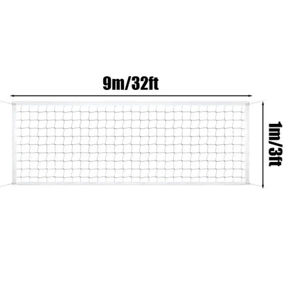Outdoor Volleyball Net Folding Replacement Mesh For Badminton Lightweight Outdoor Sports Accessory Replacement Net For School