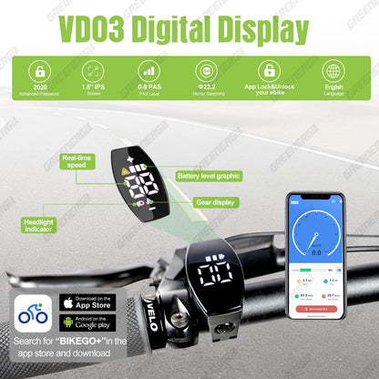 Ebike Display For BAFANG CAN BUS BBS Motor DPC010 DPC080 EKD01 Bluetooth Electric Bike Computer 5PIN Male Bicycle Speedometer