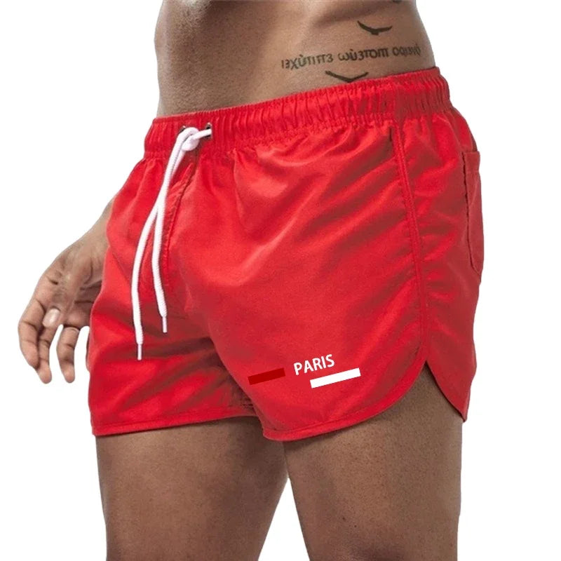 Quick Drying Mens Beach Shorts Printing Fashion Football Sports Shorts  Casual Jogging Sweatpants Surf Shorts Summer Swim Trunks