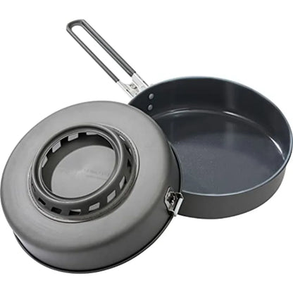 WindBurner Combo Windproof Camping and Backpacking Stove and Cookware System in Black with Compact Lightweight Design for Outdo