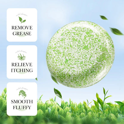 Tea Tree Essential Oil Solid Shampoo Bar Deeply Cleanses Nourishes Nourishes Hair Plant Essential Oils Care For Scalp And Hair