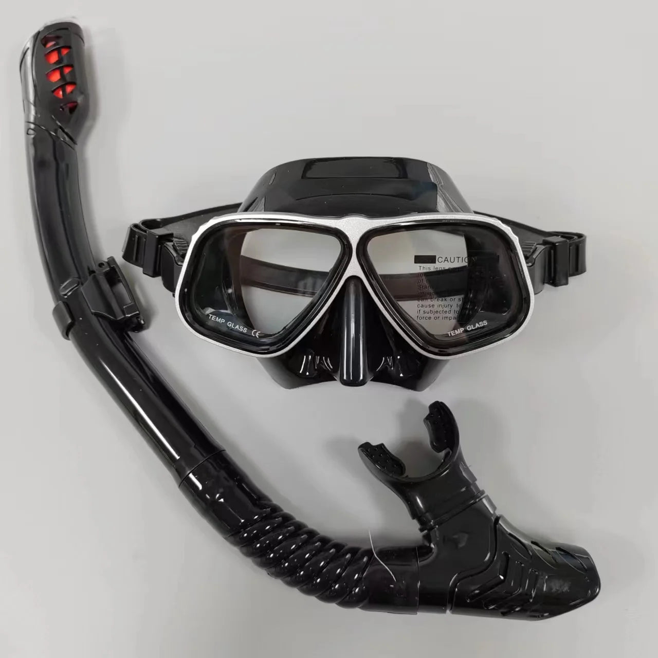 Diving mask Plastic-alloy frame scuba equipment snorkeling goggles Tempered glass