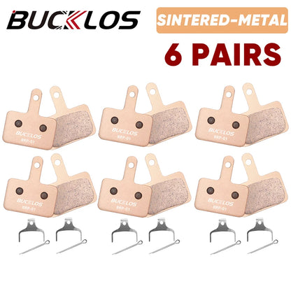 BUCKLOS Sintered-Metal MTB Brake Pads for B01S B05S Bicycle Hydraulic Disc Brake Pads Metallic Bike Brake Pad Mountain Bike Part