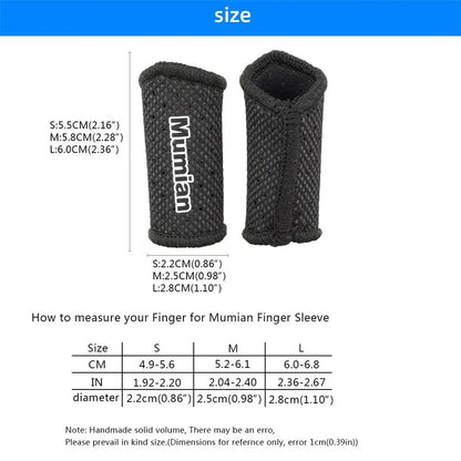 2Pcs Elastic Finger Sleeve Breathable Finger Support Band Basketball Volleyball Finger Protection Guard