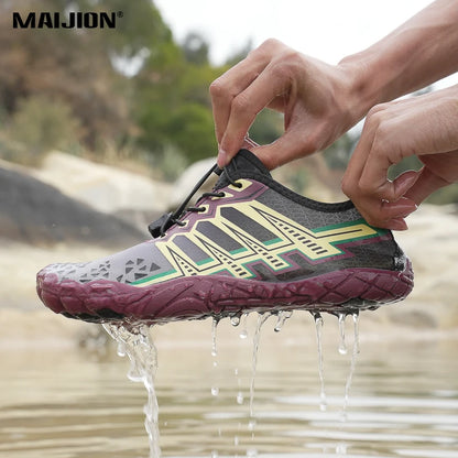 Quick-drying Aqua Shoes for Men Women Barefoot Anti-slip Beach Swimming Fitness Wading Upstream Rafting Outdoor Water Sneakers