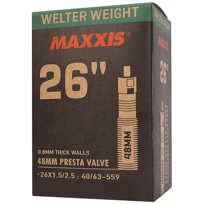 2PCS MAXXIS WELTER WEIGHT Bicycle Inner Tube 26/27.5/29 Inner Tube Of Mountain Bike Road Bike AV(SV) FV(PV) Origina Inner Tube
