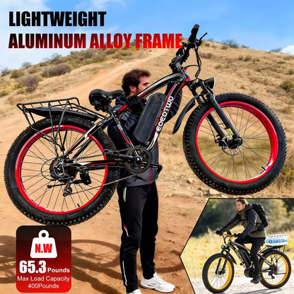 Electric Bike Adult 26" Fat Tire