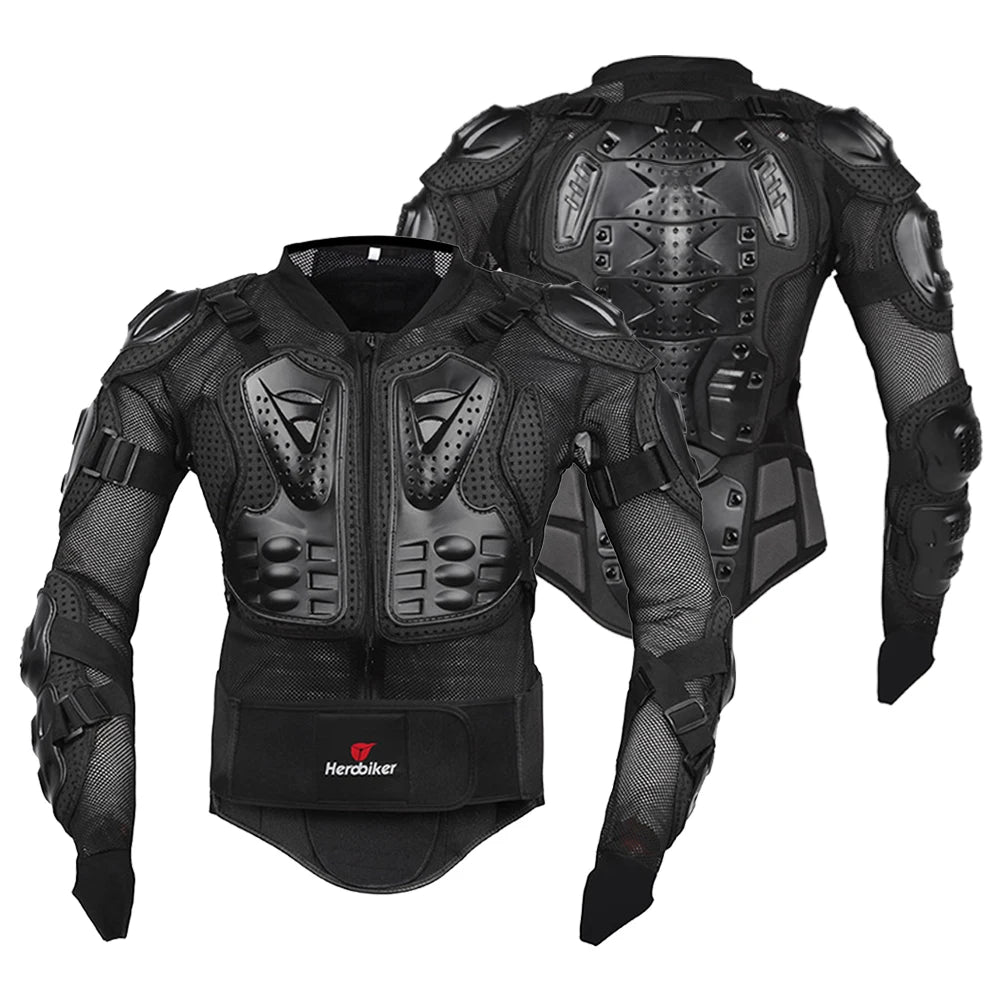 HEROBIKER Motorcycle Jacket Men's Motorcycle Armor Fall Armor Motocross Riding Jacket Racer Body Protection S-5XL