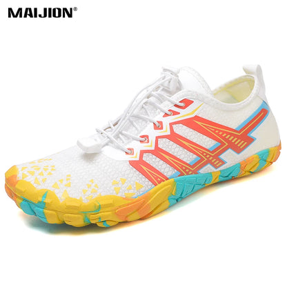 Quick-drying Aqua Shoes for Men Women Barefoot Anti-slip Beach Swimming Fitness Wading Upstream Rafting Outdoor Water Sneakers