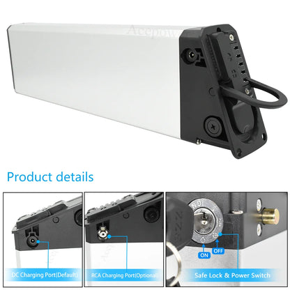 EU US Stock for Ridstar Winter Ridstar H20 Ebike Battery 48V 13Ah 16Ah 17Ah 17.5Ah Battery for Ridstar Winter H20 Folding Bike