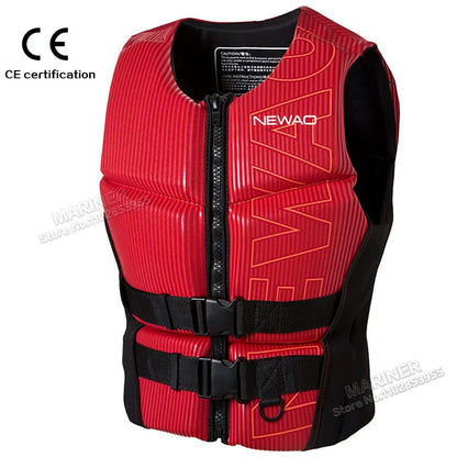 Impact Vest Wakesurf Comp Vest CE Approved Neoprene Life Jacket Wake Surfing But Great for All Other Watersports Activities