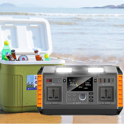 EASUN POWER Portable Power Station 300W 600W Solar Generator Quick Charge AC Outlets for Outdoor Camping RV Home LiFeP04 Battery