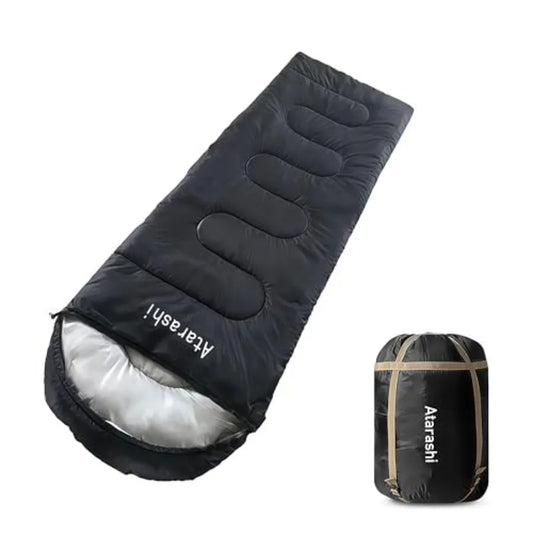 4 Seasons Camping Sleeping Bag for Adults Light Warm Extra-Large with Compression Sack Ideal for Hiking Backpacking Outdoor Adv