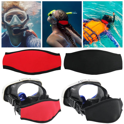 Diving Mask Slap Strap Waterproof Scuba Mask Straps Non-Slip Neoprene Mask Strap Cover Goggle Strap Covers for Dive Snorkel Mask