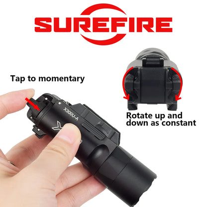 SureFire X300 X300U X300U-A Ultra Flashlight Metal Airsoft Ourdoor Light Hanging Hunting Flashlight