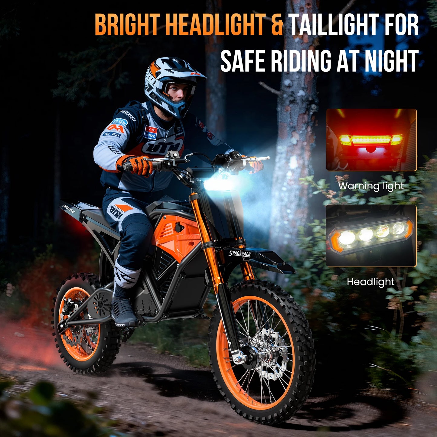 14"/12" Fat Tire Electric Dirt Bike 48V Mountain