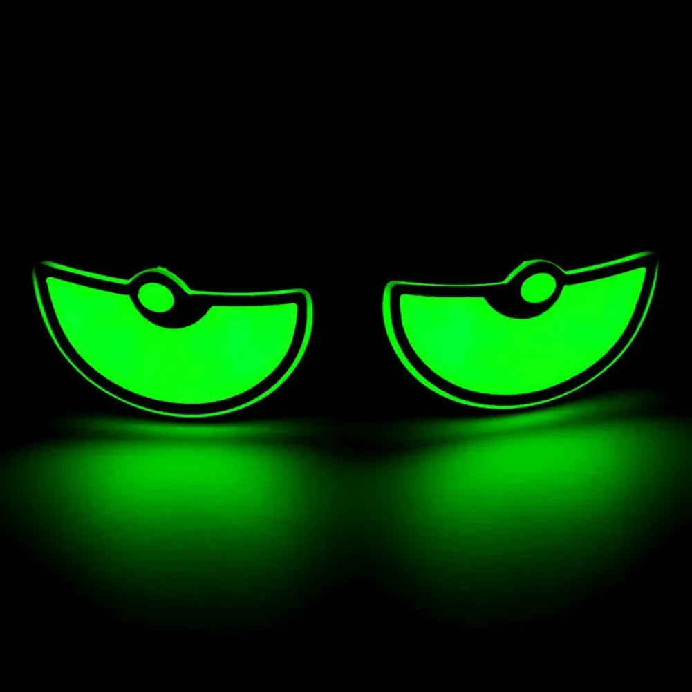 Universal Car LED Devil Eyes Light Demon Eyes Headlight Motorcycle Mini Turn Signal Flasher Tail Lamp Auto Decoration Lights
