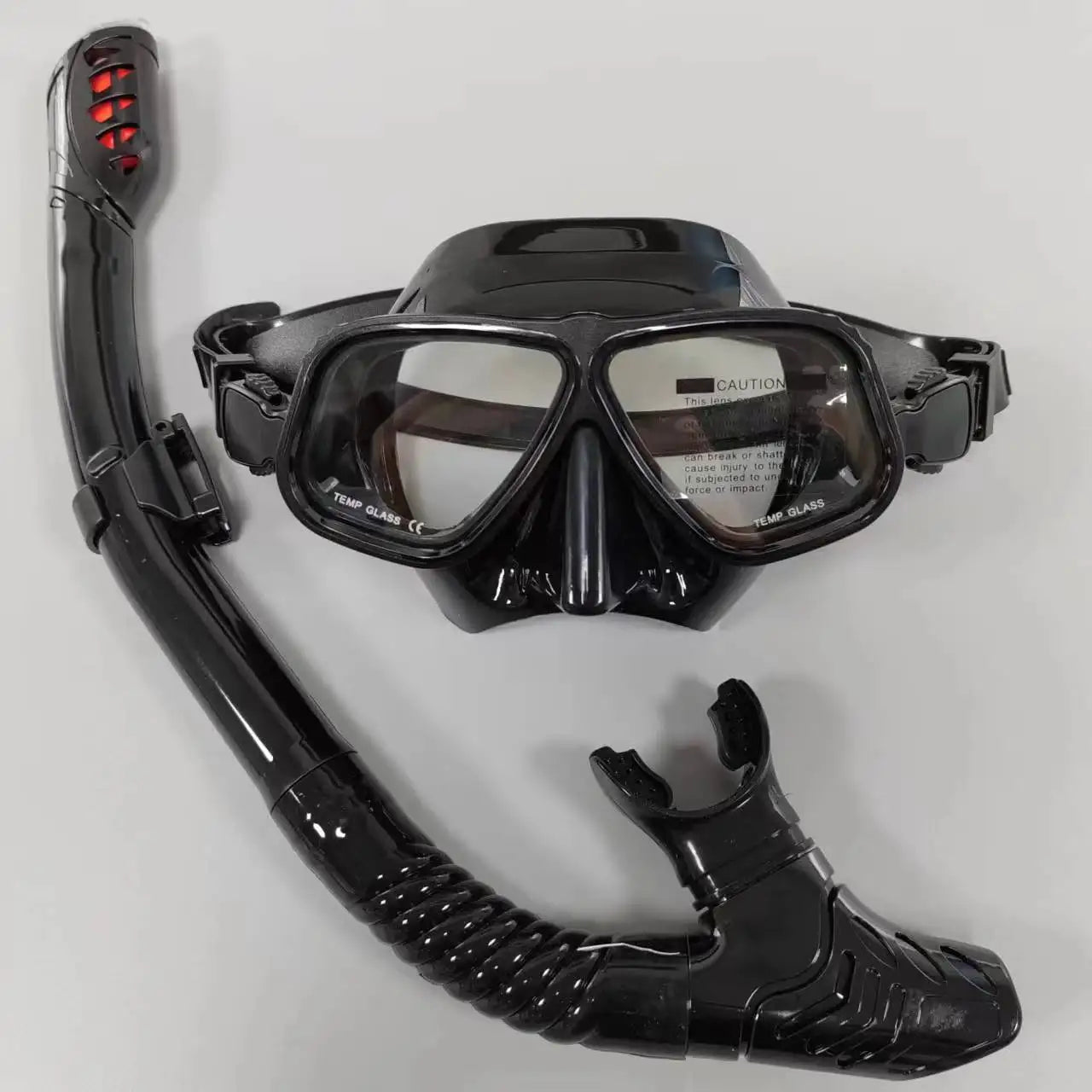 Diving mask Plastic-alloy frame scuba equipment snorkeling goggles Tempered glass