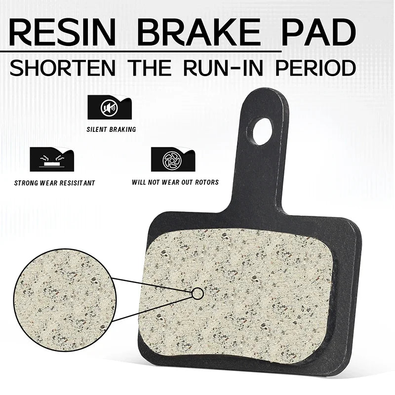 BUCKLOS Bike Brake Pad Resin Disc Pads For SHIMANO B01S Wear-resistant MTB Bicycle Hydraulic Brake Pad for B03S B05S Brake Parts