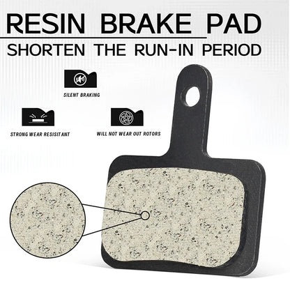 BUCKLOS Bike Brake Pad Resin Disc Pads For SHIMANO B01S Wear-resistant MTB Bicycle Hydraulic Brake Pad for B03S B05S Brake Parts