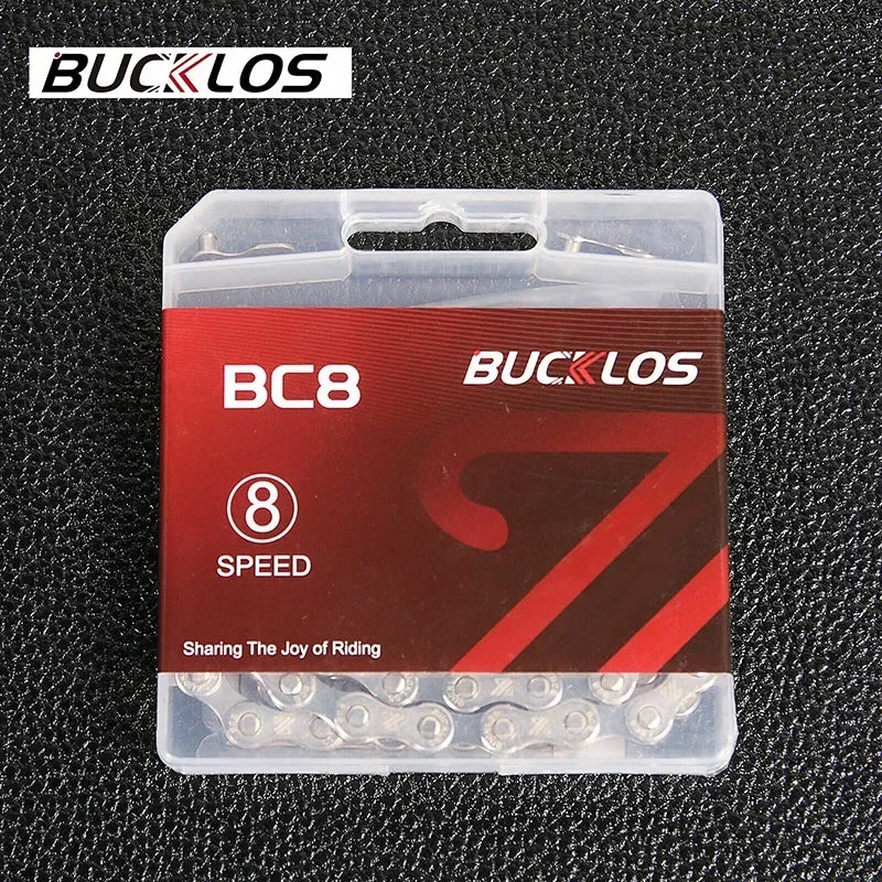 BUCKLOS Bicycle Chain 10v 11v 11EL 11SL Chain 8s 9s 10s 11s 12s Speed Bike Current 116/126 Links High Quality Chain for SHIMANO