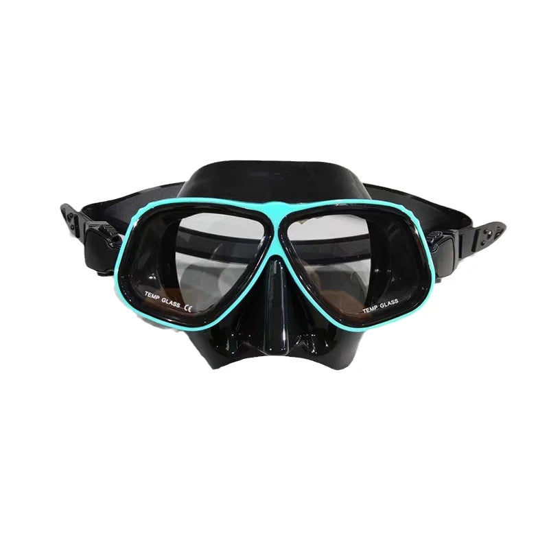 Diving mask Plastic-alloy frame scuba equipment snorkeling goggles Tempered glass