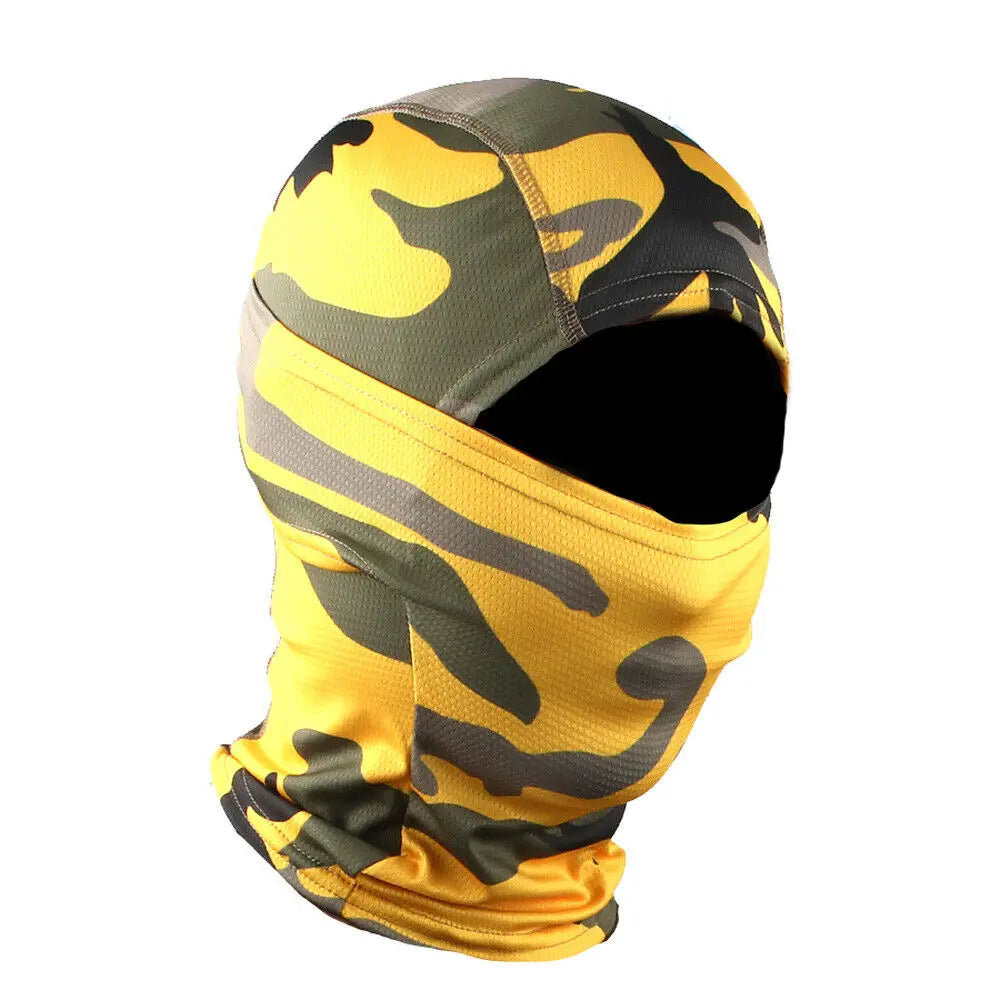 Tactical Fishing Balaclava Hood Full Face Mask Scarf Neck Gaiter Bandana Headwear Cover For Men Women Sports