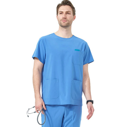 Quick-Dry Hospital Working Clothes Breathable Doctor Nurse Uniforms Women's Orthopaedic Surgeon Stretch Medical Scrub Set S02