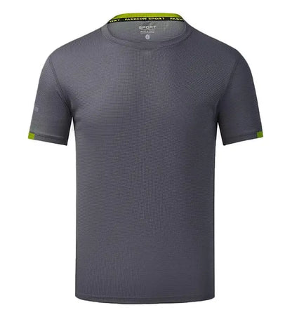 Quick Drying Round Neck T-shirt With Short Sleeves Breathable Fitness And Leisure Team Wear Running Shirt For Men And Women