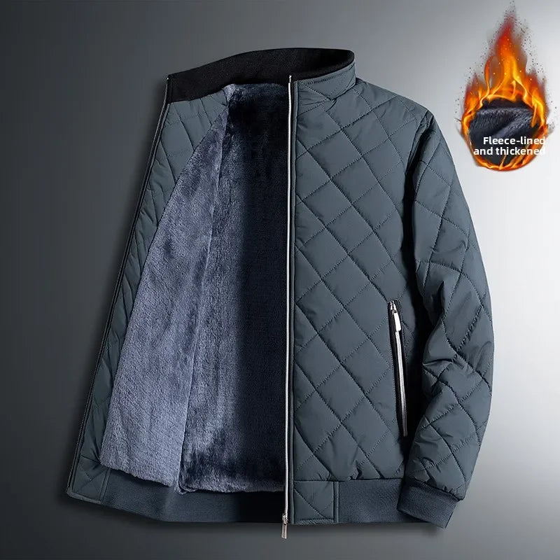 Autumn Winter Outdoor Mountaineering Camping Windproof Warm Jacket Outdoor High Quality Sports Leisure Plus Velvet Thick Jacket
