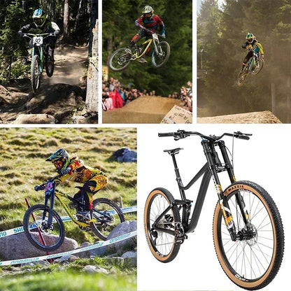 BUCKLOS Dual Crown Inverted Air Fork 26/27.5/29Inch DH MTB Air Suspension Fork 15*110mm Boost Fork E-bike Downhill Bike Parts