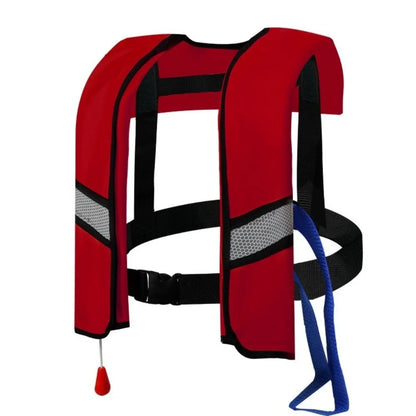 Adjustable Automatic Inflatable Life Jacket with Reflective Strips Safety Whistle Buoyancy Vest High Buoyancy