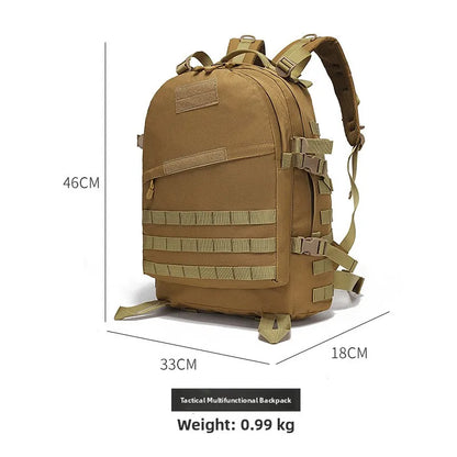 Outdoor Camouflage Double Shoulder Backpack Camping Hiking Sports Travel Backpack 3D Cycling Backpack Waterproof Oxford Cloth