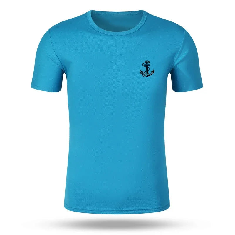 Quick Dry Men Running T-shirt Fitness Sports Top Gym Training Shirt Breathable Jogging Casual Sportswear Men's Breathable 2026