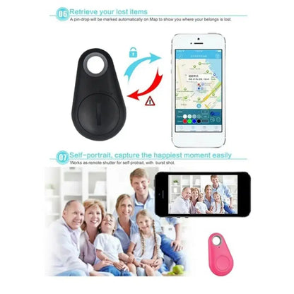 1-5pcs Smart Bluetooth Tracker Key Locator Pet Anti Lost Sensor Device With Bluetooth For Kid dog Pets Wallets Luggage Suitcases