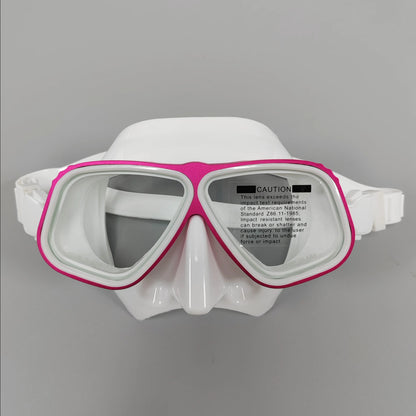 Diving mask Plastic-alloy frame scuba equipment snorkeling goggles Tempered glass
