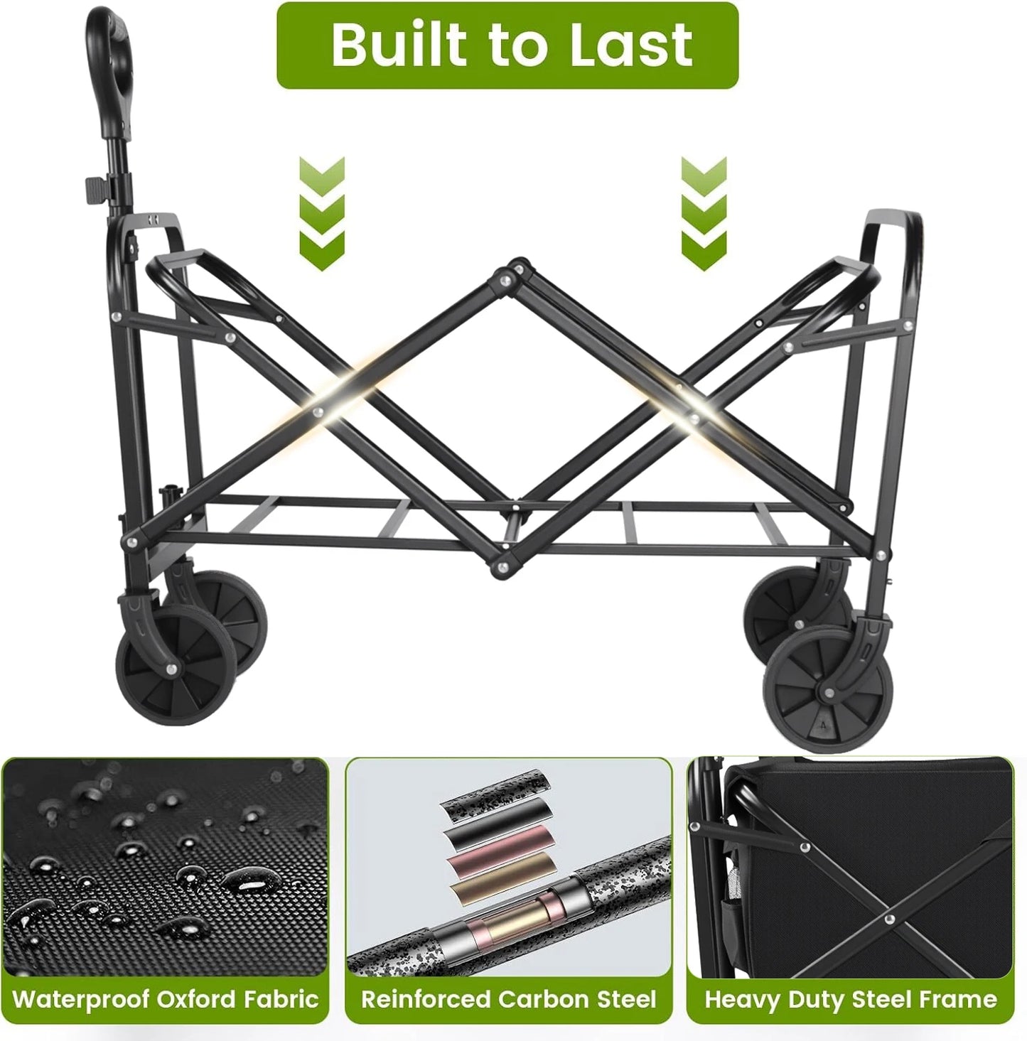 Heavy Duty Wagon Carts Foldable
