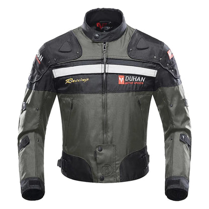 DUHAN Motorcycle Jackets Men Riding Motocross Enduro Racing Jacket Moto Jacket Windproof Coldproof Motorbike Clothing Protection