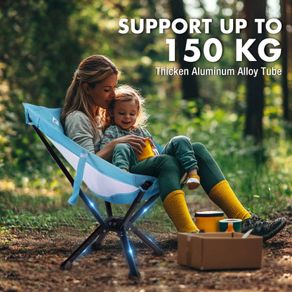 Folding Chair Lightweight , Supports 330 LBS