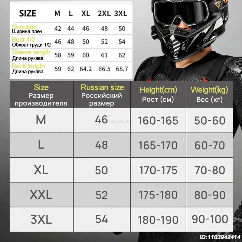 Motorcycle Jacket Men Turtle For Motocross Motorcycle Body Armor Motorbike Racing Jacket CE Approved Protection Gears Equipment