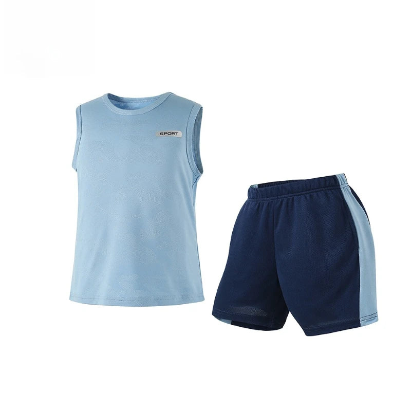 Children's Clothes Quick Dry Suit Set Sportswear 2025 New Summer Clothes Children's Sports Quick Dry Clothes