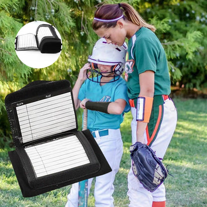Football Play Wristbands Soccer Quarterback Triple Multi-Sport Insert Armband Wristband Softball Playbook J8J3